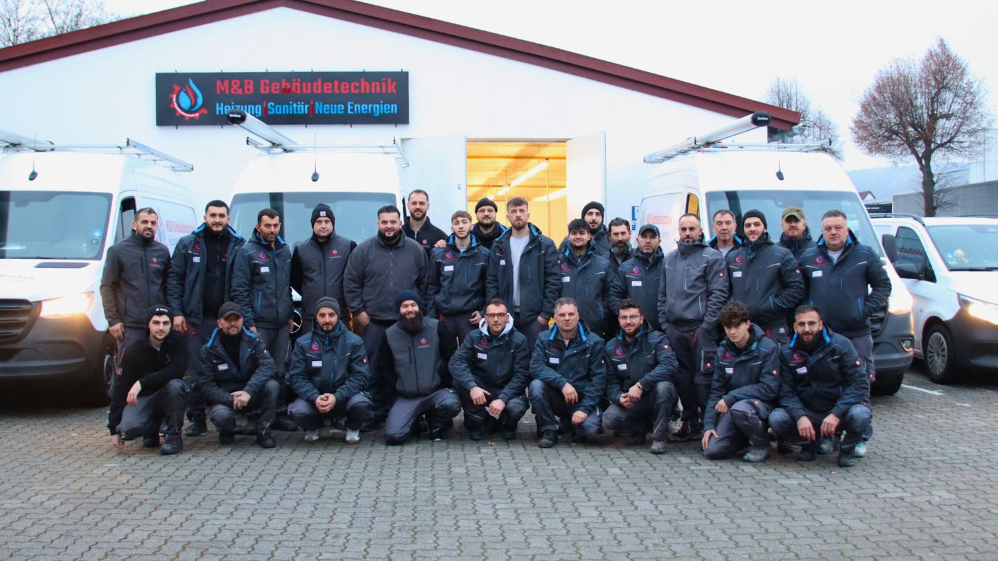 MB Gebäudetechnik Teamfoto
