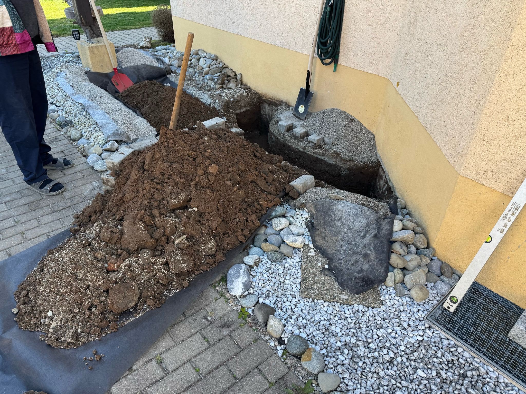 Aushub und Untergrund